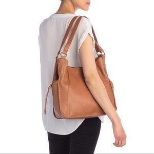 The Sak Salinas Leather Triple Compartment Hobo